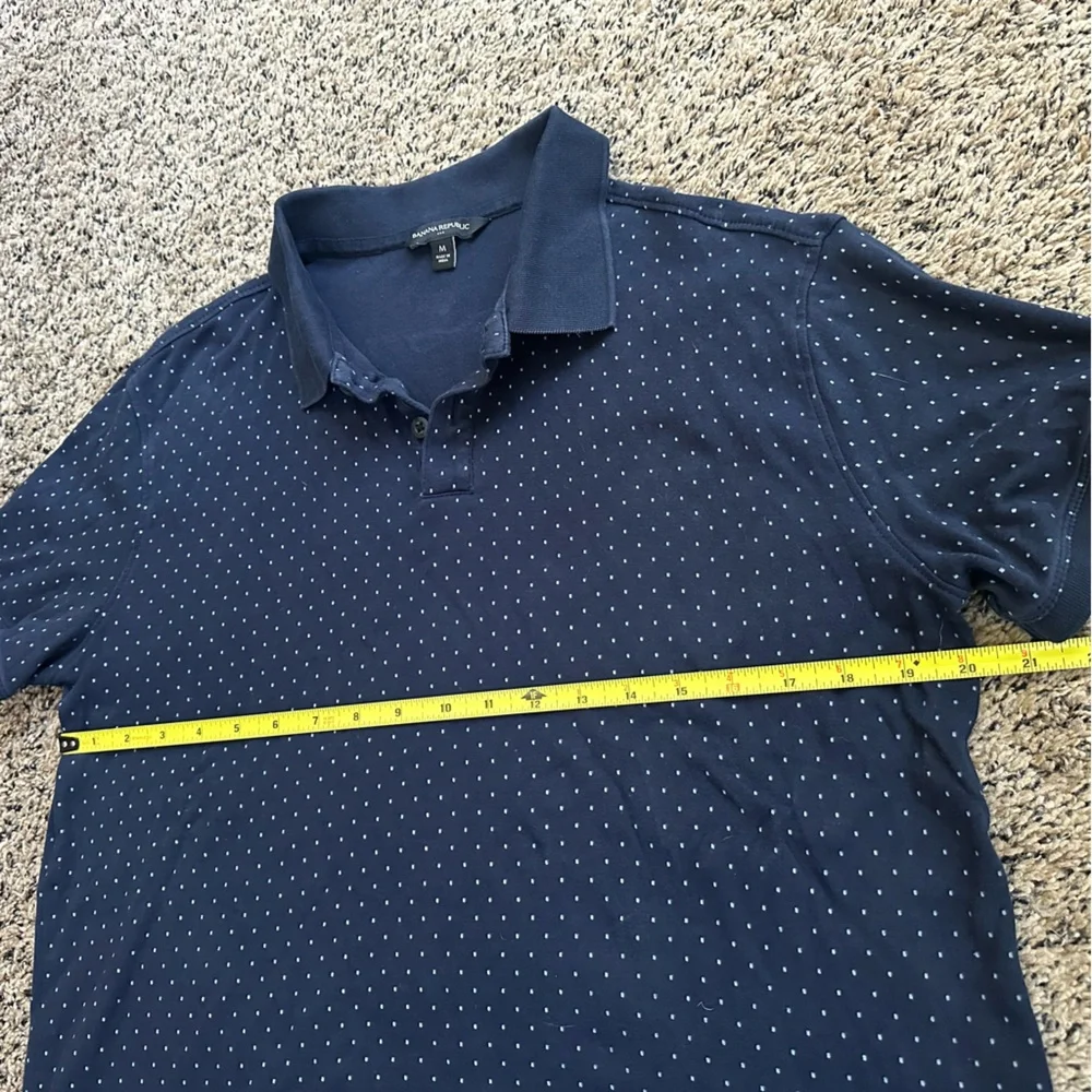 Banana Republic Navy Blue Polo Shirt